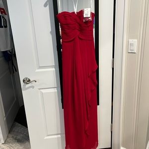 David’s Bridal Apple Color dress BRAND NEW, with tags
